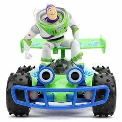 Flash Sale 💯 Disney Pixar Toy Story 4 Turbo Buggy W/ Buzz Lightyear Radio Control Vehicle, 2.4 Ghz, 1: 24, Multi 🧨