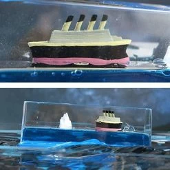 Brand new ⭐ Liquid Wave Cruise Ship Toy, Titanic And Iceberg Fluid Drift Bottle, Cruise Ship Model That No Longer Sinks, Suitable For Car Decoration, Bedroom, Sensory Play, Gift, Desk Or Paperweight 🎉 -Vehicles Online Shop 51Zq8b7v48L