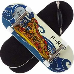 Best deal 🛒 Eater Pizza - Solid Performance Complete Wooden Fingerboard (Chromite, 34mm X 97mm) 💯 -Vehicles Online Shop 51ZrvvyWb8L. AC