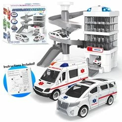 Cheapest βοΈ Car Garage Toy, Car Tracks For Boys With 2 Ambulances And Lights & Sounds, 21 Pcs Kids Toy Car Ramp Rescue Station With Building Instructions, For Toddlers Boys π§ Girls 3+ β 11 Cheapest βοΈ Car Garage Toy, Car Tracks For Boys With 2 Ambulances And Lights & Sounds, 21 Pcs Kids Toy Car Ramp Rescue Station With Building Instructions, For Toddlers Boys π§ Girls 3+ β -Vehicles Online Shop 51aLmYj2uHL