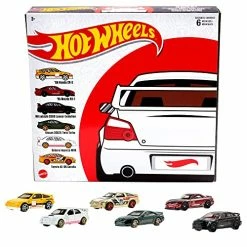 Hot Sale 😍 Japanese Multipacks Of 6 Toy Cars, 1:64 Scale, Authentic Decos, Popular Castings, Rolling Wheels, Gift For Kids 3 Years Old & Up & Collector 👍