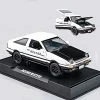 Budget 💯 Initial D Toyota Trueno AE86 Alloy Diecast Car Model, Sports Car Toys For Kids And Adults ,Pull Back Vehicles Toy Cars (Black-Type A) Black-type A (with Basement,headlights On) 🥰 -Vehicles Online Shop 51bcF49LD7L