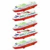 Coupon 🥰 5Pcs Cruise Ship Models Ocean Liner Cruise Ship Yacht Model Collection Toy, Plastic Ship Models Toys, Boy Plastic Ship Ornament Toy Xmas Gifts, 6.3 X 1.77 X 1.26 Inches, Assorted Style 😍 -Vehicles Online Shop 51bdbh90pEL