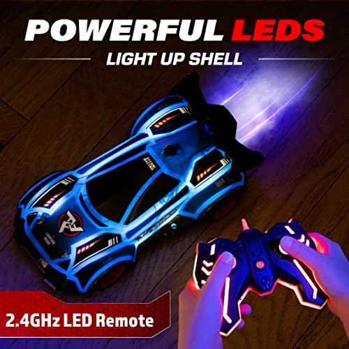 Cheapest 🎁 Fog Racer Remote Control Car For Kids- Fast RC Car High Speed LED Light Race Car Toy With Fog Mist, 2 Car Shells, 5 LED Modes, 2.4 GHZ Remote, Rechargeable Toy Car For Boys And 👧 Girls (Red/Blue) 💯 5 Cheapest 🎁 Fog Racer Remote Control Car For Kids- Fast RC Car High Speed LED Light Race Car Toy With Fog Mist, 2 Car Shells, 5 LED Modes, 2.4 GHZ Remote, Rechargeable Toy Car For Boys And 👧 Girls (Red/Blue) 💯 - Image 3