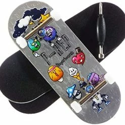 Hot Sale ❤️ Turnt Up Storm- Solid Performance Complete Wooden Fingerboard (Chromite, 34mm X 97mm) ✔️ -Vehicles Online Shop 51cL4araTCL. AC