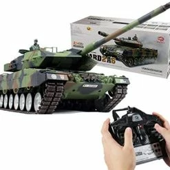 Deals 🌟 RC Tank German Leopard 2A6 Main Battle Tank 1:16, 2.4G Remote Control Military Tank That Shoots With Sound Smoke Shooting Effect - Metal Ultimate Edition ⌛ -Vehicles Online Shop 51cSBNfOp1L. AC