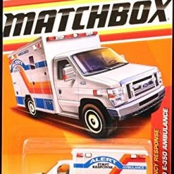 Deals 🥰 2011 MATCHBOX EMERGENCY RESPONSE WHITE ALERT FIRST RESPONSE AMBULANCE 54 OF 100 '08 FORD E-350 AMBULANCE By ⌛