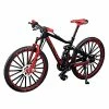 Best Sale ✔️ Alloy Mini Downhill Mountain Bike Toy, Die-cast BMX Finger Bike Model For Collections (Black/Red) 😉 -Vehicles Online Shop 51e7ji4ujiL