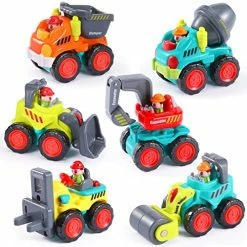 Wholesale 🎁 Baby Toy Cars For 1 Year Old Boy 👧 Girls Gifts, 6Pcs Mini Construction Truck Toys Push And Go Car For Toddler Age 1-3 Baby Toys 12 18 Months Educational Toys For 1 2 3 Year Old Boy 🎂 Birthday Gifts ⌛