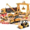 Cheap 🛒 Construction Truck Toy Set, Cargo Transport Vehicles Site Playset, Gantry Crane, Trailer, Logging, Pickup Tow Trucks, Forklift, 🎂 Birthday Gift For 3 4 5 6 Year Olds Boys Kid Toddler Child 🔔 -Vehicles Online Shop 51fODFKvNaL