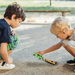 Outlet 😍 SUV Toy Car With Trailer And Speedboat Playset For Kids, Interactive Jungle Play Set With Detachable Speed Boat And Opening Doors On 4 X 4 Toy Truck, Best 🎂 Birthday Gift For Boys & 👧 Girls ❤️ -Vehicles Online Shop 51g13TDsrgL