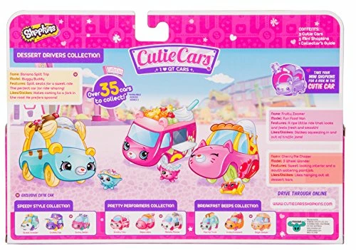 Brand new π Cutie Cars Shopkins Three Pack - Dessert Drivers Collect π 6 Brand new π Cutie Cars Shopkins Three Pack - Dessert Drivers Collect π - Image 4