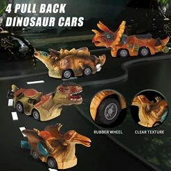 Promo 🌟 IHaHa Dinosaur Trucks Toys For Boys Toddlers, 5 In 1 Dinosaur Truck Vehicles Car Kids 🎃 Halloween 🥳 Birthday Gifts Toys For 1 2 3 4 5 6 Year Old Boys Toddlers, Dinosaur Toys Car Trucks With Flashing Roar ❤️ -Vehicles Online Shop 51hJaskGAoL