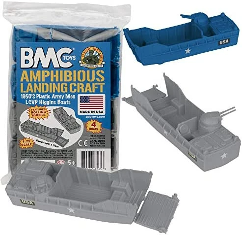 New ๐ฏ Lassic Marx Landing Craft - 4pc Tan Vs. OD Green Plastic Army Men Vehicles Drab Olive Green Vs. Tan โ 8 New ๐ฏ Lassic Marx Landing Craft - 4pc Tan Vs. OD Green Plastic Army Men Vehicles Drab Olive Green Vs. Tan โ - Image 6