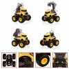 Best Pirce 🔥 ONANDY Construction Truck Toy Push And Go Car Toys For Boys And 👧 Girls, Friction Powered Toy Car Set Include Crane Mixer Excavator Dump Truck, Party Supplies For Toddlers Kids Ages 3+ Orange 😍 -Vehicles Online Shop 51hpst2c5TL