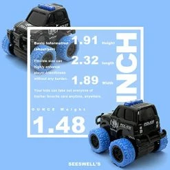 Best deal 👍 Pull Back Die-cast Alloy City Police Car Vehicles Playset, Monster Truck,Friction Powered Toy Cars,4 Pack,Toys For 3+ Years Old Kids,Christmas/Birthday Gift For Boys & 👧 Girls,Party Favors… Construction Truck Yellow 😉 -Vehicles Online Shop 51ioNwM51TL