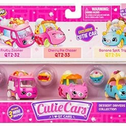 Brand new 😍 Cutie Cars Shopkins Three Pack - Dessert Drivers Collect 🎉