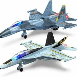Best Sale 👍 Airplane Toy For Boys, Geyiie Metal Plane Vehicle Playset, Mini Airplanes With Light, Pull Back Fighter Toy For Boys Toddler Kids 3 4 5 6 Years Old Smoky Gra 🌟 -Vehicles Online Shop 51jcoJnNjbL. AC