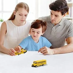 Brand new ❤️ Weilaga 2 Pack 5.5" Pull Back Yellow School Bus Toy Playset,Durable Die-cast Metal Toy Vehicles,Party Favors,Best 🎂 Birthday Gift For Boys 👧 Girls Kids Toddlers 🤩 -Vehicles Online Shop 51jy871nFWL