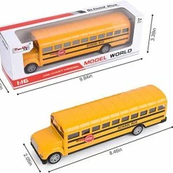 Cheapest ❤️ School Bus Toy For Toddlers, 8.5 Inch Die Cast Pull Back Cars Yellow Bus Play Vehicles With Sounds And Light ✔️ -Vehicles Online Shop 51lLApAwuhL
