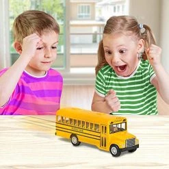Wholesale ⌛ 5 Inch Pull Back School Bus Toy - Set Of 2 - Includes 2, 5 Inch Classic School Bus - Diecast Bus Playset With Pull Back Mechanisms - Great Gift Idea For Boys And 👧 Girls 🧨 -Vehicles Online Shop 51lVnKePG9L