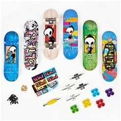Flash Sale 🌟 Sk8shop Fingerboard Bonus Pack, Collectible And Customizable Mini Skateboards, Kids Toys For Ages 6 And Up (Styles May Vary) Sk8shop 6-pack Boards 🥰 -Vehicles Online Shop 51lk01TFbbL