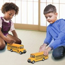 Wholesale ⌛ 5 Inch Pull Back School Bus Toy - Set Of 2 - Includes 2, 5 Inch Classic School Bus - Diecast Bus Playset With Pull Back Mechanisms - Great Gift Idea For Boys And 👧 Girls 🧨 -Vehicles Online Shop 51nK5A5YRFL