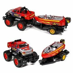 Best Sale ✔️ Back Friction Monster Truck Speed Boat Hauler Re 👏 -Vehicles Online Shop 51nnYtw3u7L
