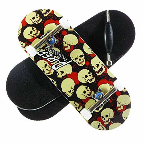 Budget ❤️ Skull - Solid Performance Complete Wooden Fingerboard (Chromite, 34mm X 97mm) ✔️ 3 Budget ❤️ Skull - Solid Performance Complete Wooden Fingerboard (Chromite, 34mm X 97mm) ✔️