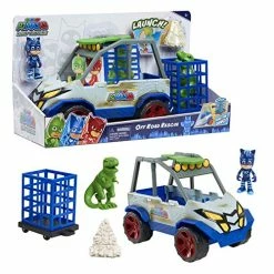 Discount 🤩 Ust Play Dino Trouble Off Roader Rescue Vehicle, Includes Dinosaur And Catboy Figure ⌛
