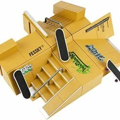 Brand new 👍 Kate Park Kit, FESSKY Finger Skateboard Ramp Parts For Finger Board Ultimate Parks Training Props 🤩 -Vehicles Online Shop 51oO4G74fLL. AC
