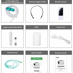 Cheapest 🎉 Oxygen Concentrator - Portable Oxygen Concentrator For Travel & Home Use For Breathing, Stable Oxygen Boost，Breathe Help, Can Remote Control, Help Health, 110V Household Medical Equipment Black 🔥 -Vehicles Online Shop 51p0NVR1W1L