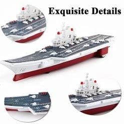 Promo 🤩 Aircraft Carrier Toy Battleship Diecast Pull Back Military Vehicles Toy Ship Model Warship For Boys And 👧 Girls 🎂 Birthday And Collection ⭐ -Vehicles Online Shop 51p2Ln7LxiL