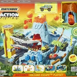 Hot Sale 🔔 Matchbox Action Drivers Volcano Escape Playset, Includes 1 Matchbox Vehicle, Car-Activated Features, Lights & Sounds, Toy For Kids 😀 -Vehicles Online Shop 51p5pwcjCDL
