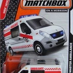 Budget 🤩 Matchbox 2014 Release White Renault Master Ambulance DIE-CAST 🌟
