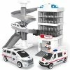 Cheapest ✔️ Car Garage Toy, Car Tracks For Boys With 2 Ambulances And Lights & Sounds, 21 Pcs Kids Toy Car Ramp Rescue Station With Building Instructions, For Toddlers Boys 👧 Girls 3+ ⌛ -Vehicles Online Shop 51pZn51j2BL