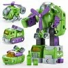 Coupon 🤩 Toys For 4 Year Old Boys - 3 In 1 Take Apart Robot Kids Toys 3-5-7 STEM Toys For 5+ Year Old Boys Transformer Toys Building Construction 7 8 6 5 4 Year Old Boy 🎂 Birthday Gift ⭐