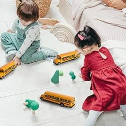 Cheapest ❤️ School Bus Toy For Toddlers, 8.5 Inch Die Cast Pull Back Cars Yellow Bus Play Vehicles With Sounds And Light ✔️ -Vehicles Online Shop 51r2X70tpzL