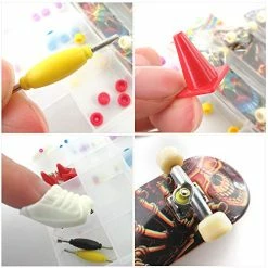 Discount 🛒 Hi Kids DIY Fingerboard Toy With Nuts Trucks Tool Kit Basic Bearing Wheels Obstacles All Packaged In Plastic Box 🎉 -Vehicles Online Shop 51r6zhbFxtL