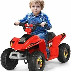 Wholesale 😍 FFlyer 6V Ride On ATV, 4-Wheeled Beach Ride On Car, Battery Powered Kids ATV W/ 2 Speeds, Forward/ Reverse Switch, Anti-Slip Wheels, Motorized Ride On Toy, Mini Quad ATV For Toddlers (Black) 🌟 -Vehicles Online Shop 51rcmkyZ9qL. AC