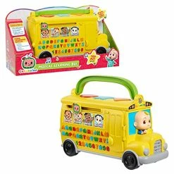 Deals 😉 CoComelon Musical Learning Bus, Number And Letter Recognition, Phonetics, Yellow School Bus Toy Plays ABCs And Wheels On The Bus, B 🔥
