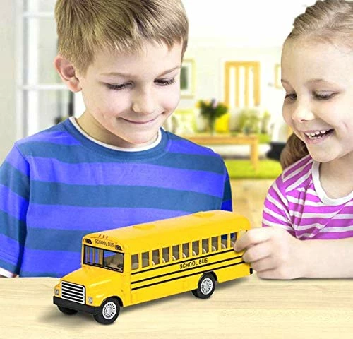 Brand new โ 5" Inch Diecast Friction School Bus With Pullback Vehicles Mechanisms Action, For Kids, Party Favors, Great Gift Idea For Boys And ๐ง Girls Includes 5 Inch Die Cast Classic School Bus (2 Pack) ๐ฏ 5 Brand new โ 5" Inch Diecast Friction School Bus With Pullback Vehicles Mechanisms Action, For Kids, Party Favors, Great Gift Idea For Boys And ๐ง Girls Includes 5 Inch Die Cast Classic School Bus (2 Pack) ๐ฏ - Image 3