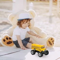 Best Sale ✔️ Die Cast Yellow School Bus - 2 Pack Set Monster Truck School Bus, Pull Back Car Toys, Play Vehicles And Gifts For Toddlers, Kids That Makes For Great Party Favors, Stocking Stuffers - By 😉 -Vehicles Online Shop 51sO7sa8GuL