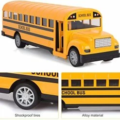 Cheapest ❤️ School Bus Toy For Toddlers, 8.5 Inch Die Cast Pull Back Cars Yellow Bus Play Vehicles With Sounds And Light ✔️ -Vehicles Online Shop 51sQWQcxAmL