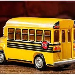 Deals 🌟 Home Decor Creative School Bus Stylish Design Coin Bank Money Saving Bank Toy Bank Cents Penny Piggy Bank-Yellow 👍 -Vehicles Online Shop 51sf54XMVUL