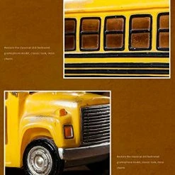 Deals 🌟 Home Decor Creative School Bus Stylish Design Coin Bank Money Saving Bank Toy Bank Cents Penny Piggy Bank-Yellow 👍 -Vehicles Online Shop 51tvNGkRrRL