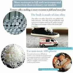 Best reviews of 🧨 Children's Alloy Toy Ambulance Police Car Model, Boy Police Car Model Simulation Alloy Toy Car Car (Size : Ambulance) ⭐ -Vehicles Online Shop 51vFuUJJDeL