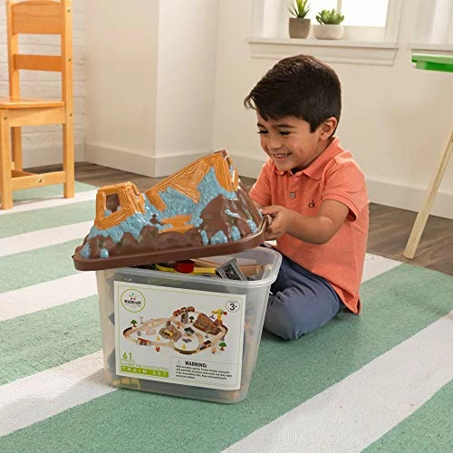 Best deal π Bucket Top Construction Wooden Train Set With Bulldozer, Working Crane, Tracks, Storage And 61 Play Pieces, Gift For Ages 3+ 𧨠6 Best deal π Bucket Top Construction Wooden Train Set With Bulldozer, Working Crane, Tracks, Storage And 61 Play Pieces, Gift For Ages 3+ 𧨠- Image 4