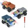 Wholesale ⌛ Tracks Cars Replacement Only, Light Up Toy Cars For Tracks Compatible With Most Car Tracks Accessories With 2 LED Flashing Lights For Most Race Car Tracks For Kids Boys And 👧 Girls (3 Pack) 3 Pack, Off Road Car 🥰