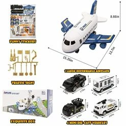Deals ✨ Toys For 3 Year Old Boys,5 In 1 Airplane Kids Toys With 4 Mini Cars Toys,Toddler Toys For 3 4 5 6 Year Old Boys 👧 Girls,Toys For Boys,Cargo Plane With Sounds & Lights,Christmas Toys Gifts For 3-5 Kids 👍 -Vehicles Online Shop 51xgPRGxoEL